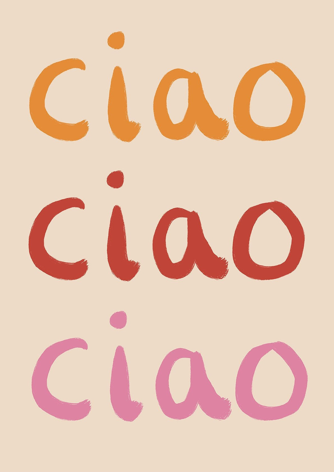 3 Ciao by Lucia Sankovic - Style My Wall,frame