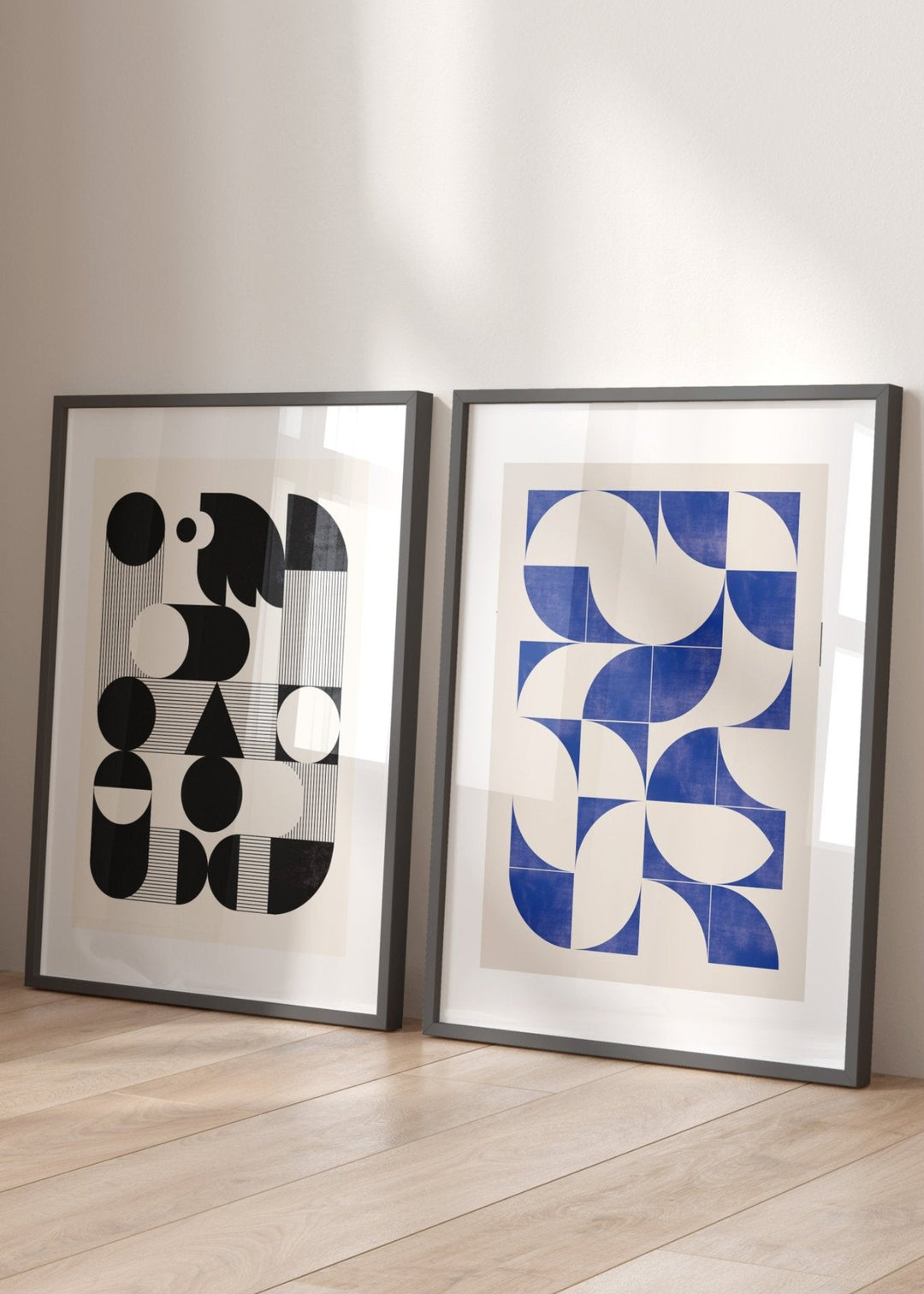 Abstract Maze Pair by Maison Bootsy - Style My Wall