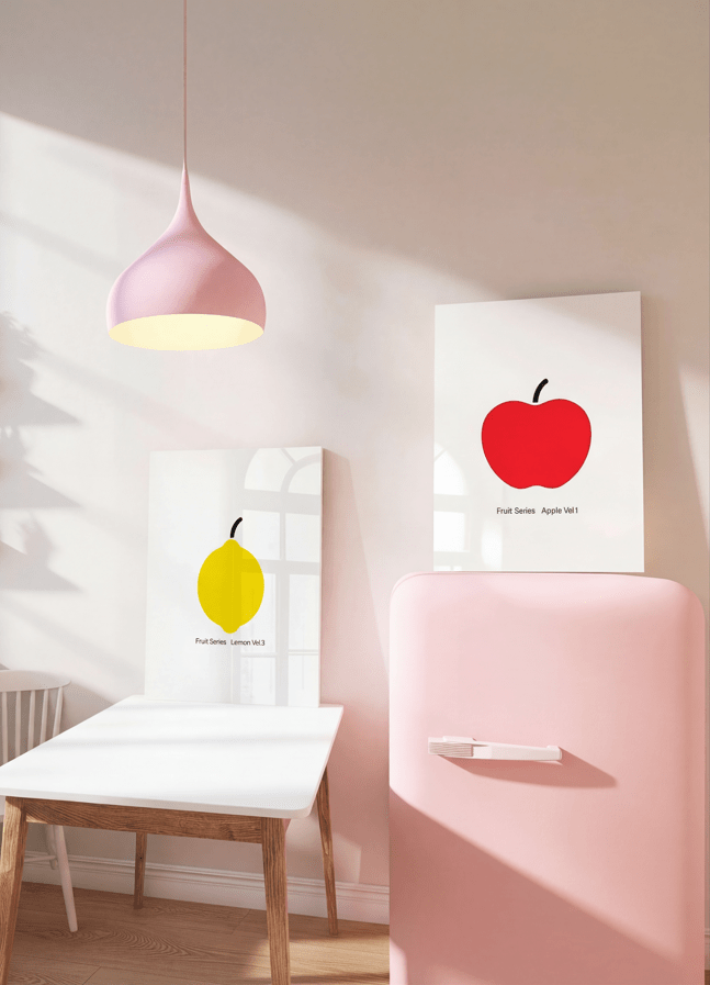 Apple & Lemon Fruit Series Vol.3 Duo wall - art - picture - poster