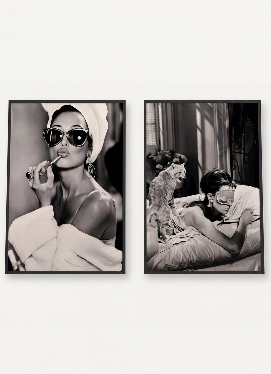 Audrey Hepburn Set of 2 wall - art - picture - poster