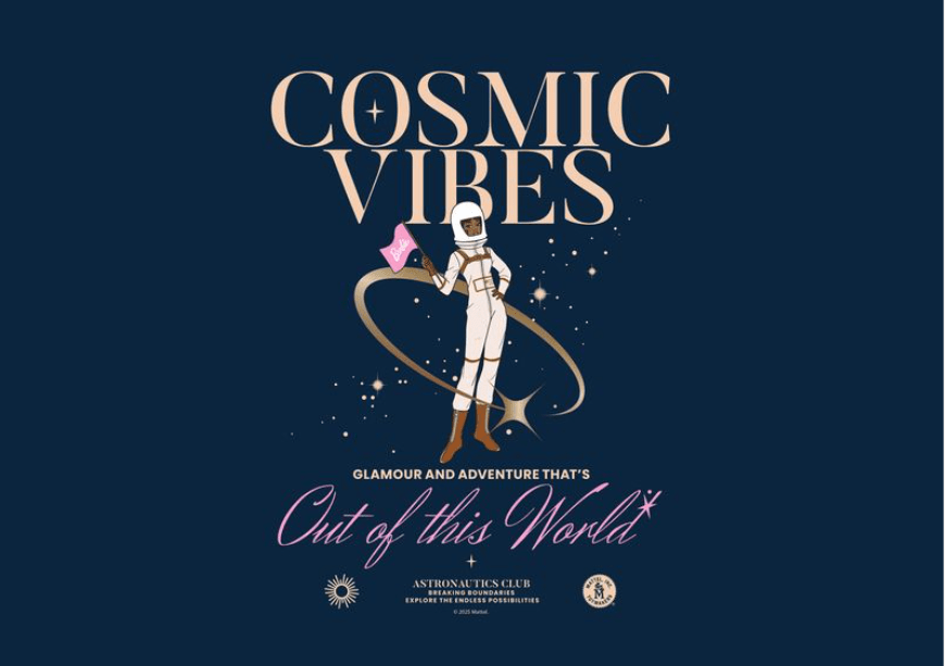 Barbie Cosmic Vibes Landscape Print,frame