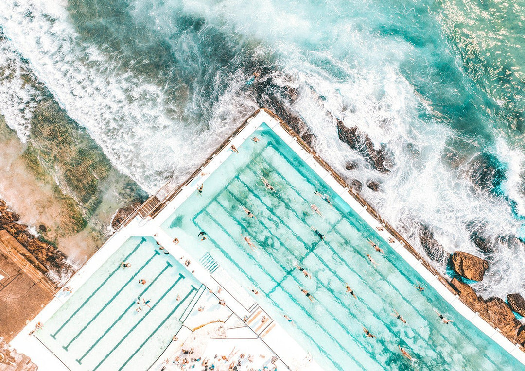 Bondi Beach The Icebergs Framed Wall Art - Style My Wall,frame