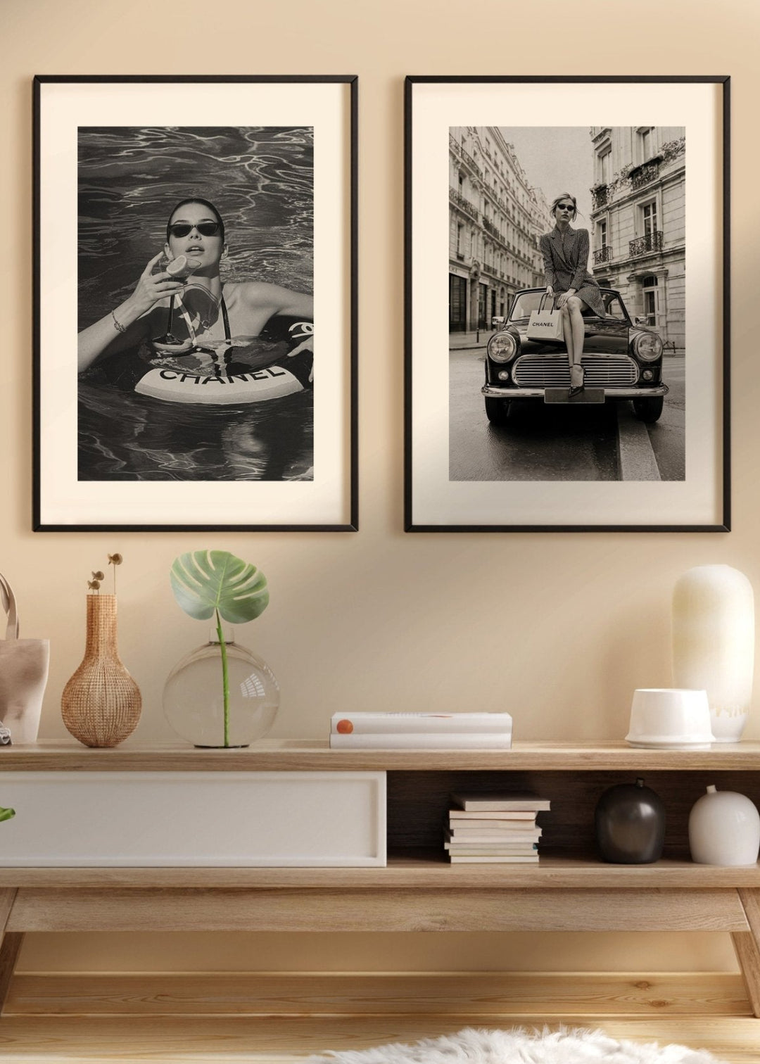 Chanel Fashion Modern Set of 2 Wall Art Photography - Style My Wall