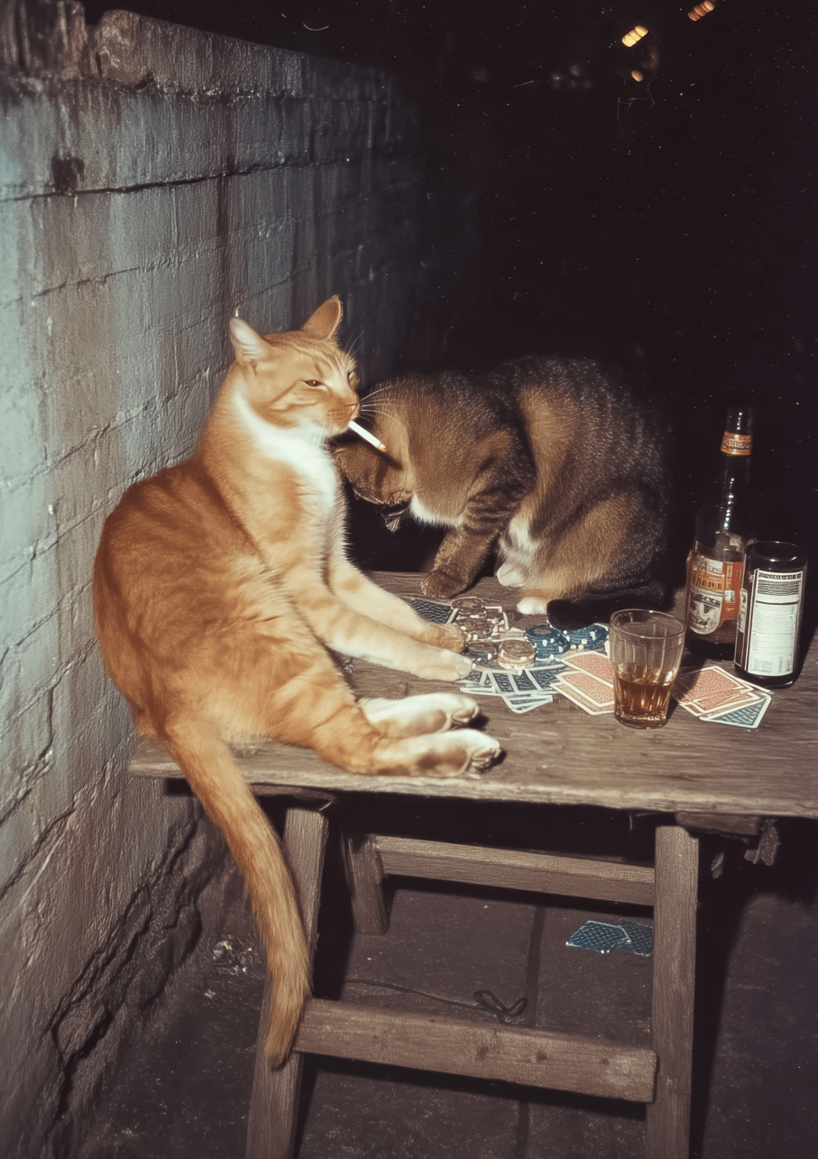Feral After Dark Chips & Catnip frame