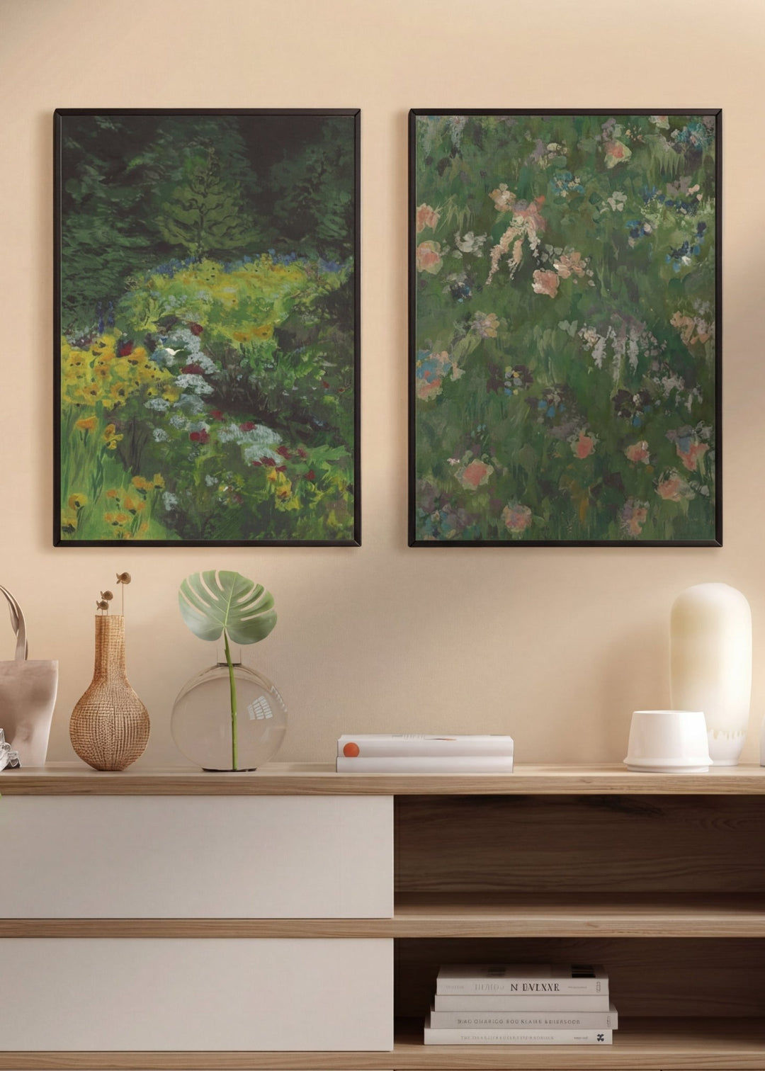 Field of Flower Dreams Duo by Josephine Wianto wall - art - picture - poster