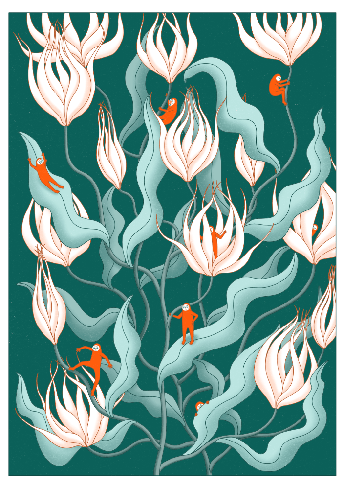 Floral Tales by Lisa Goebel frame