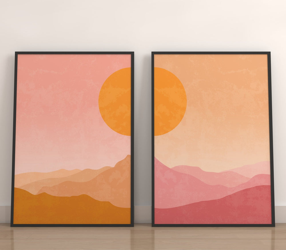 Golden Mirage Duo wall - art - picture - poster