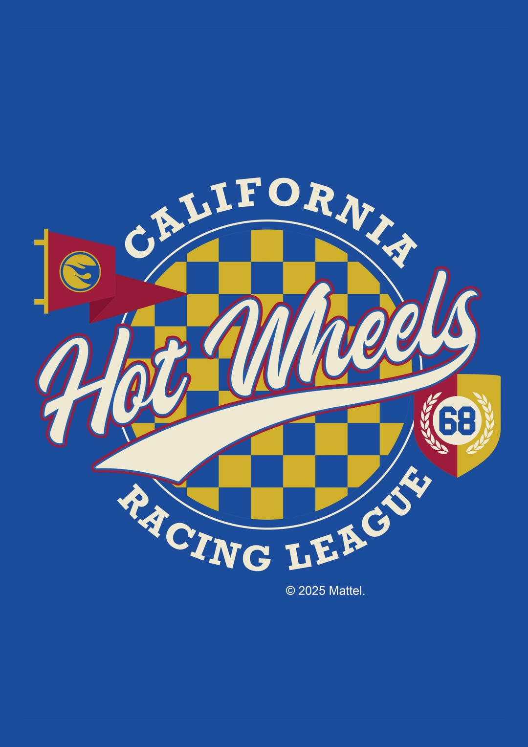 Hot Wheels California Racing League 68 Vintage Print frame