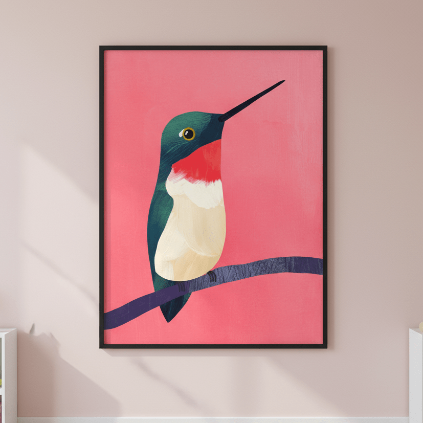 Hummingbird by Henry Rivers wall - art - picture - poster