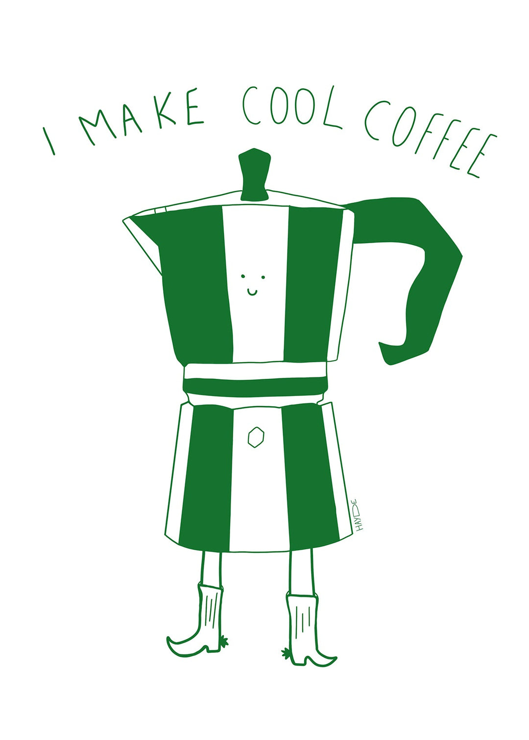 I Make Cool Coffee by Hayde Nizard - Style My Wall,frame