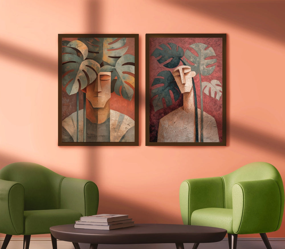 Jungle Within Set of 2 wall - art - picture - poster