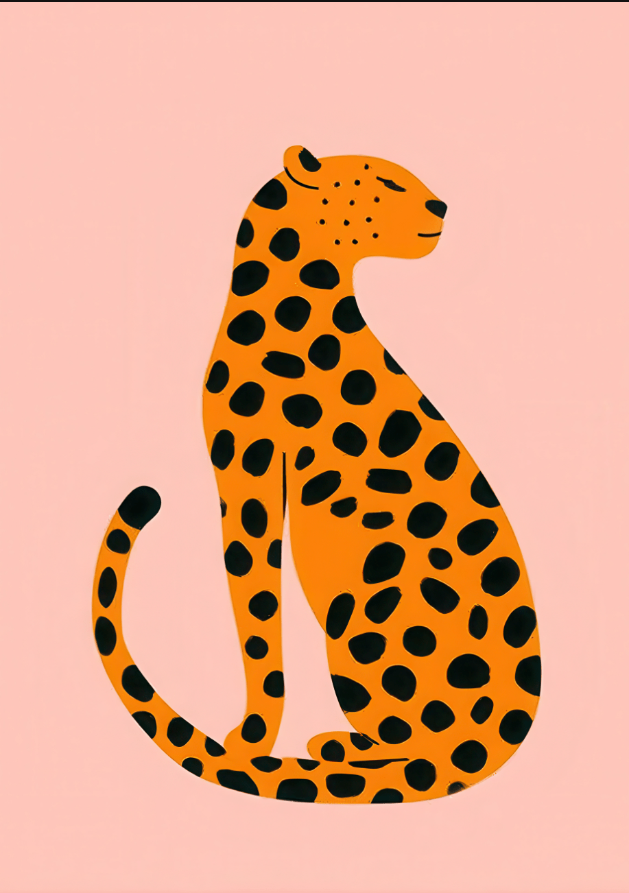 Lion Children's Nursery Wall Art Print,frame