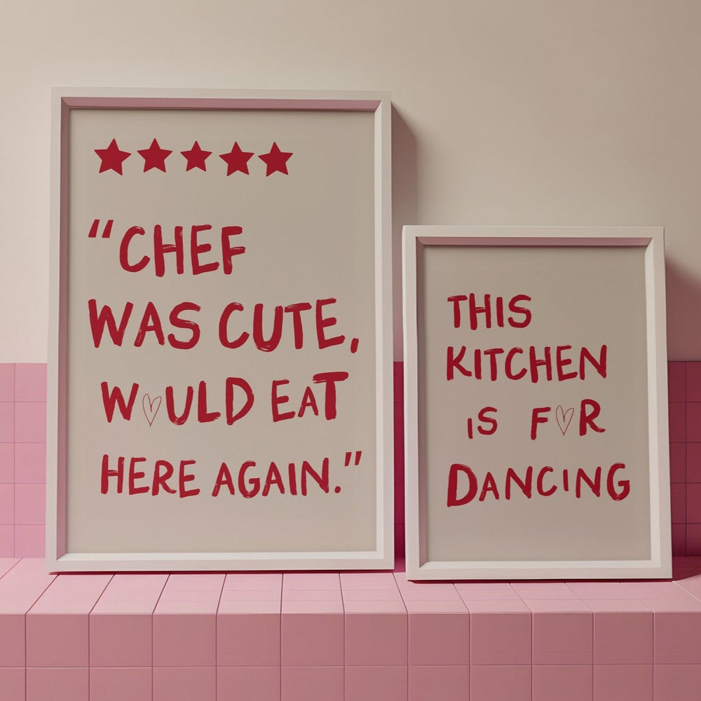 Kitchen Dancing Set of 2 - Style My Wall