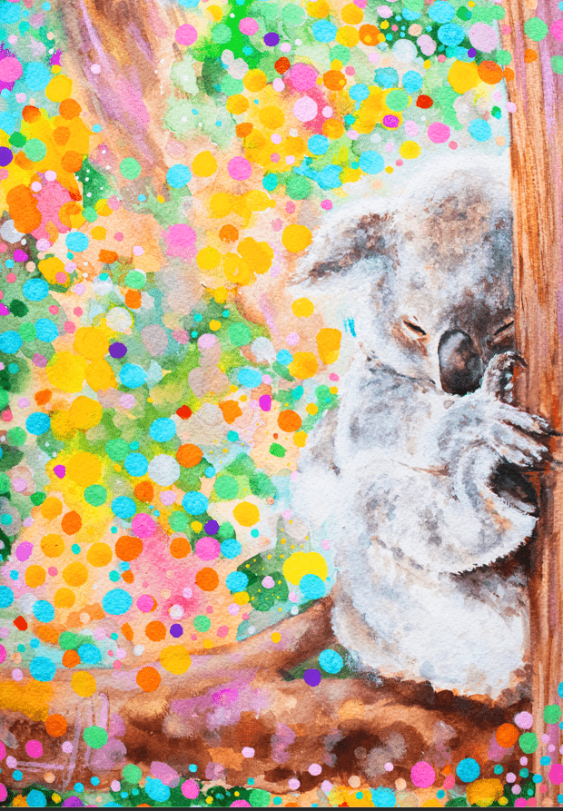 Koala Dreaming by Julia Ockert,frame