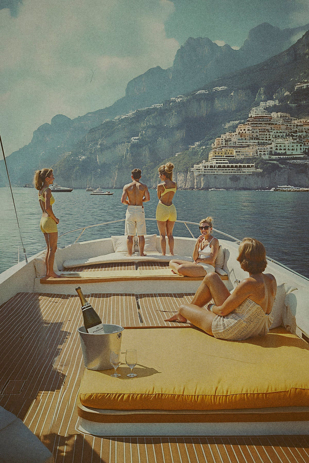 La Dolce Vita Sailing Amalfi Photograph - Style My Wall,frame