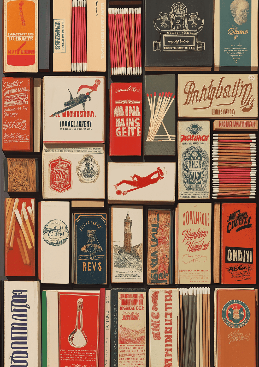 Matchbox Vintage Gallery Art - Style My Wall, frame