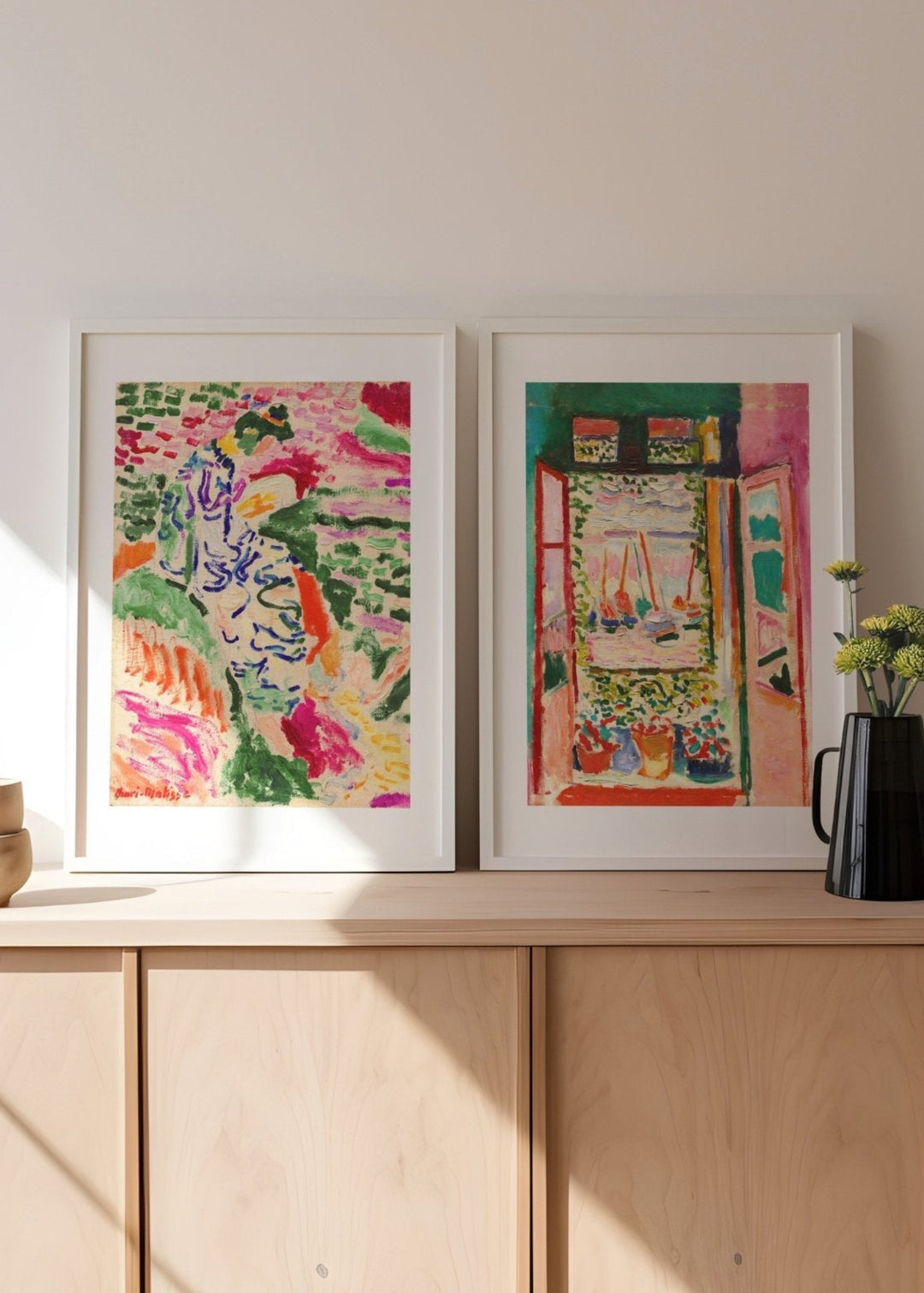 Open Window & Lady by the Lake Matisse Duo - Style My Wall