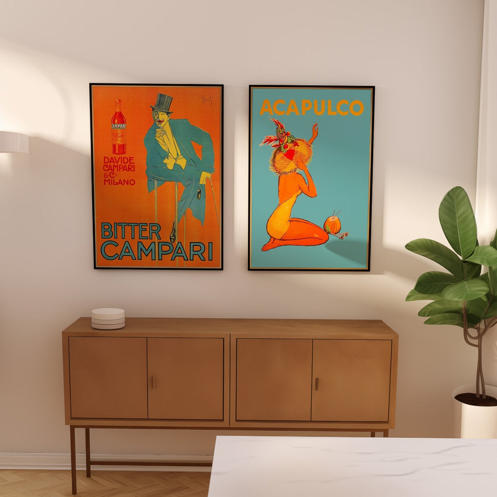 Orange Vintage Duo - Style My Wall