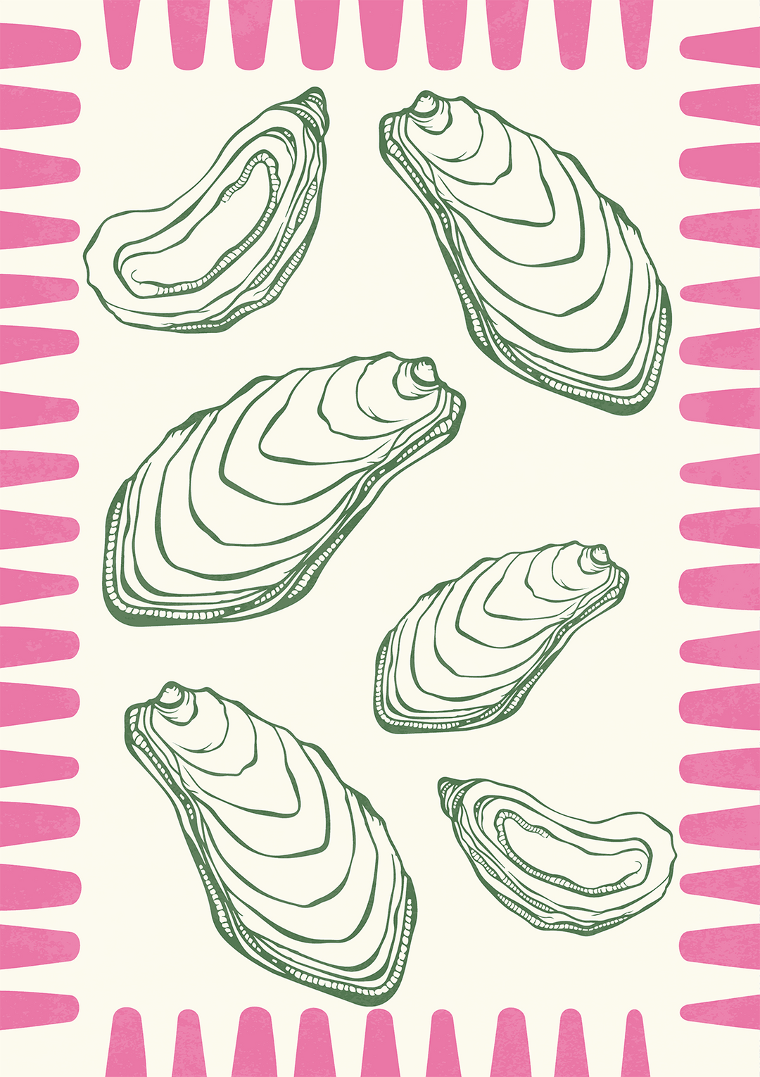 Oyster Coastal Wall Print - Style My Wall,frame
