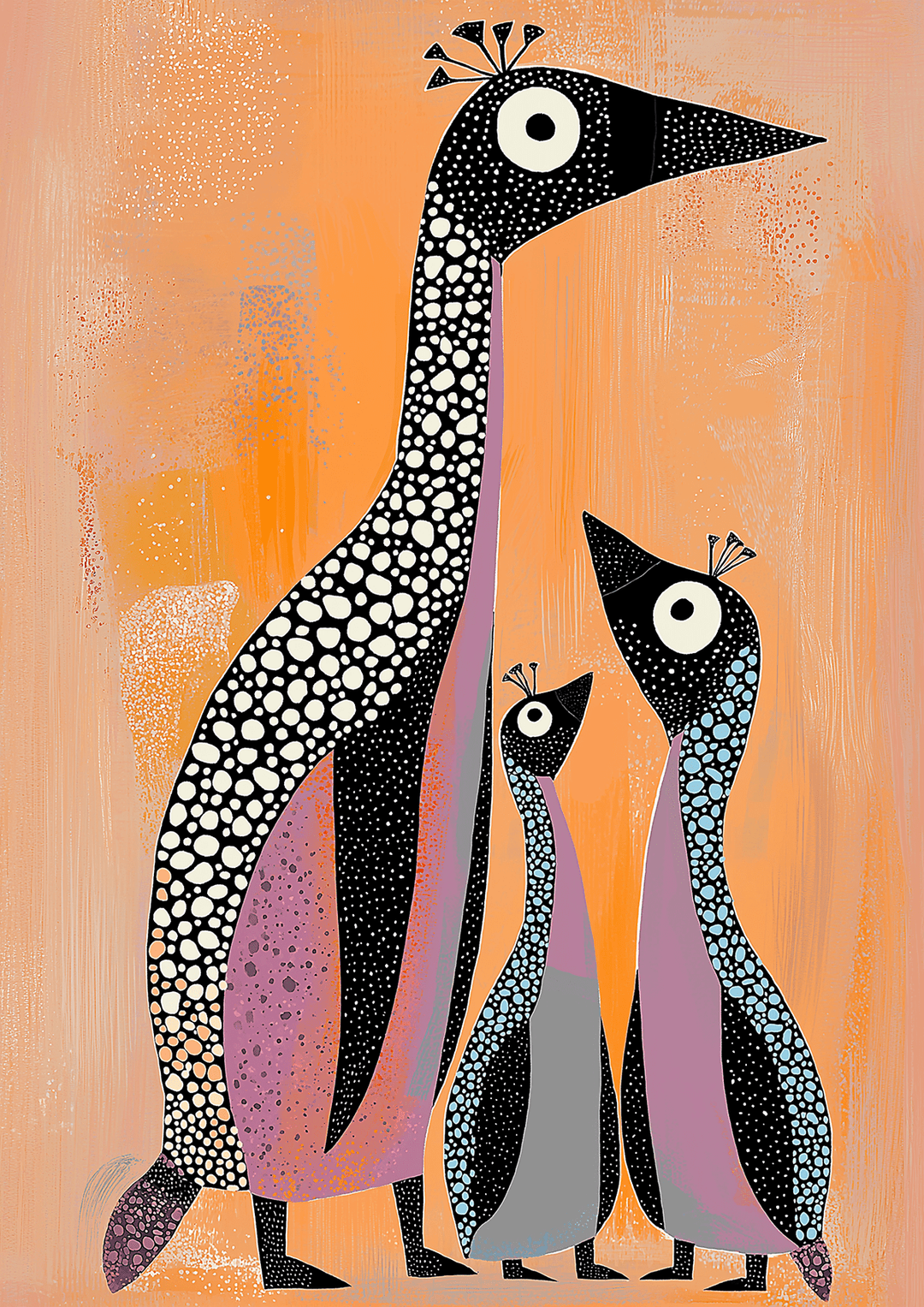 Penguin Paradise Kids Wall Art - Style My Wall framed