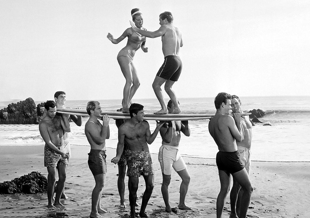 Retro Surfer Vintage Party Photography Wall Art - Style My Wall,frame