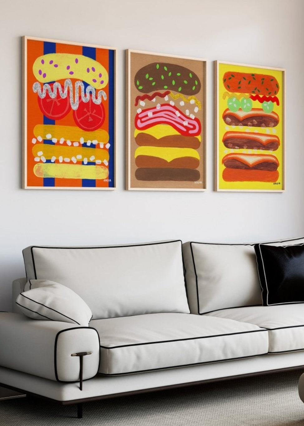 Rise & Shine Trio by Kasia Sykus wall - art - picture - poster