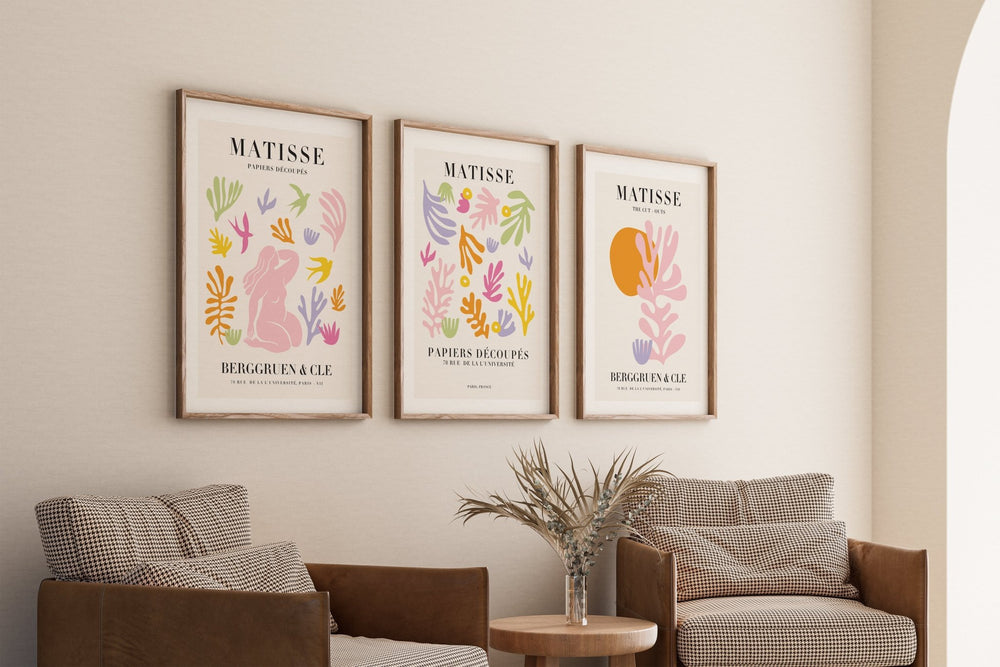 Shapes & Serenity Trio by Matisse wall - art - picture - poster