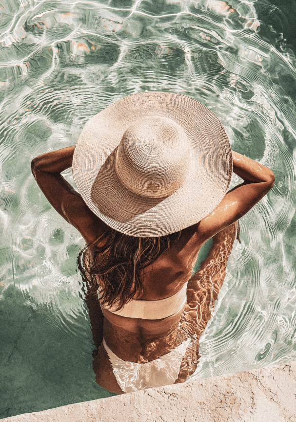 Summer Reverie Photography Wall Art Coastal Fashion Wall Art frame