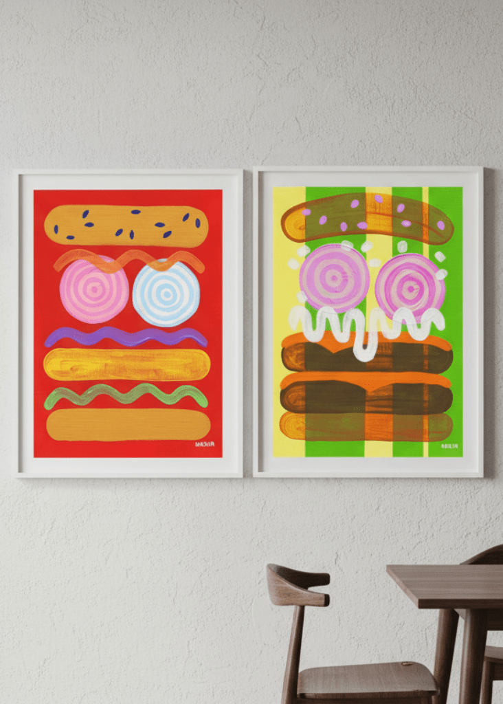 Sweet & Spicy Set of 2 by Kasia Sykus wall - art - picture - poster