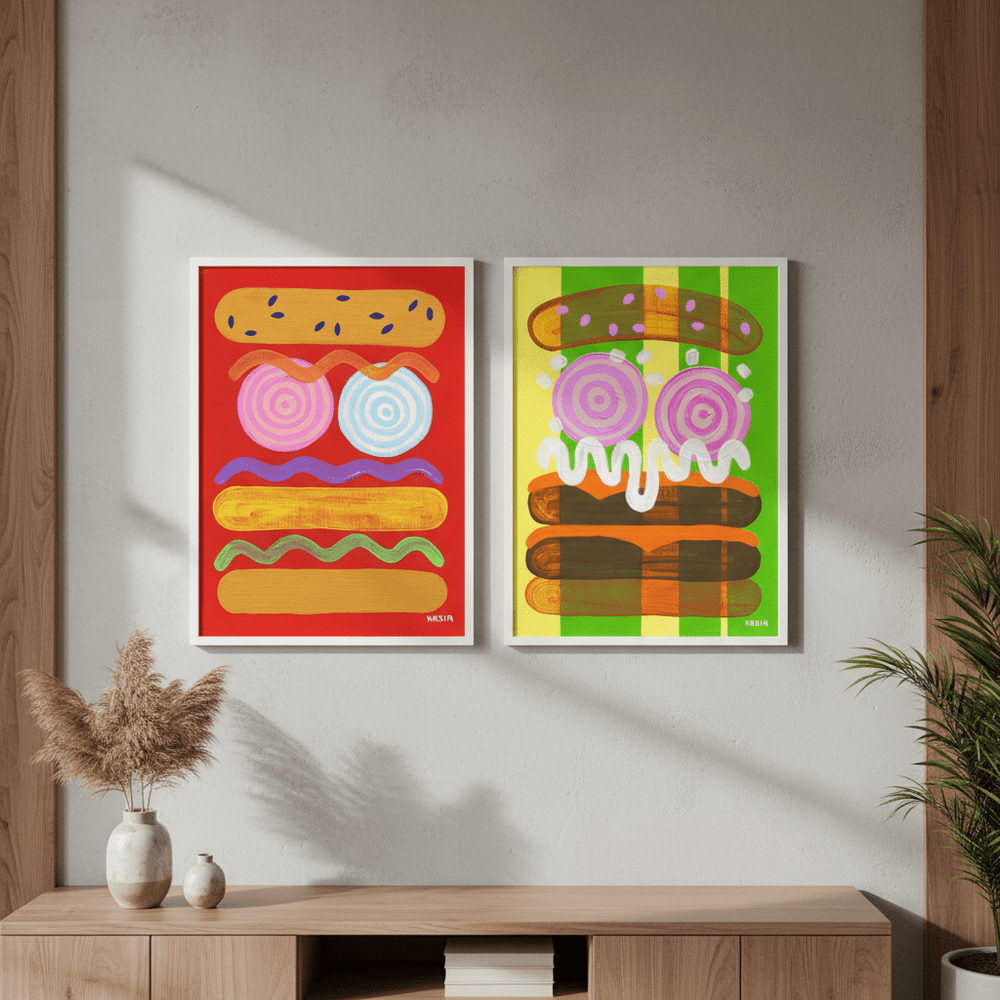 Sweet & Spicy Set of 2 by Kasia Sykus wall - art - picture - poster