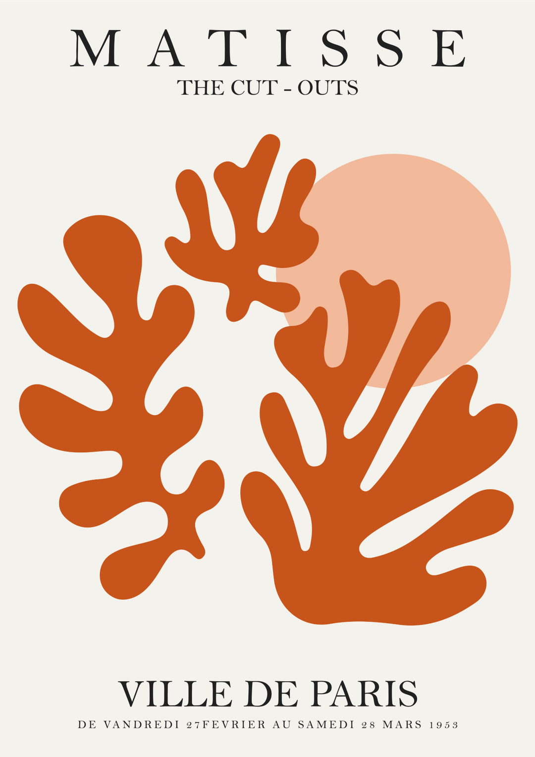 Ville de Paris Orange by Matisse,frame