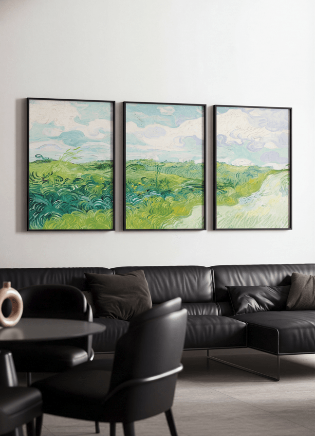 Vincent van Gogh Exhibition Serenity Prints Set of 3 wall - art - picture - poster