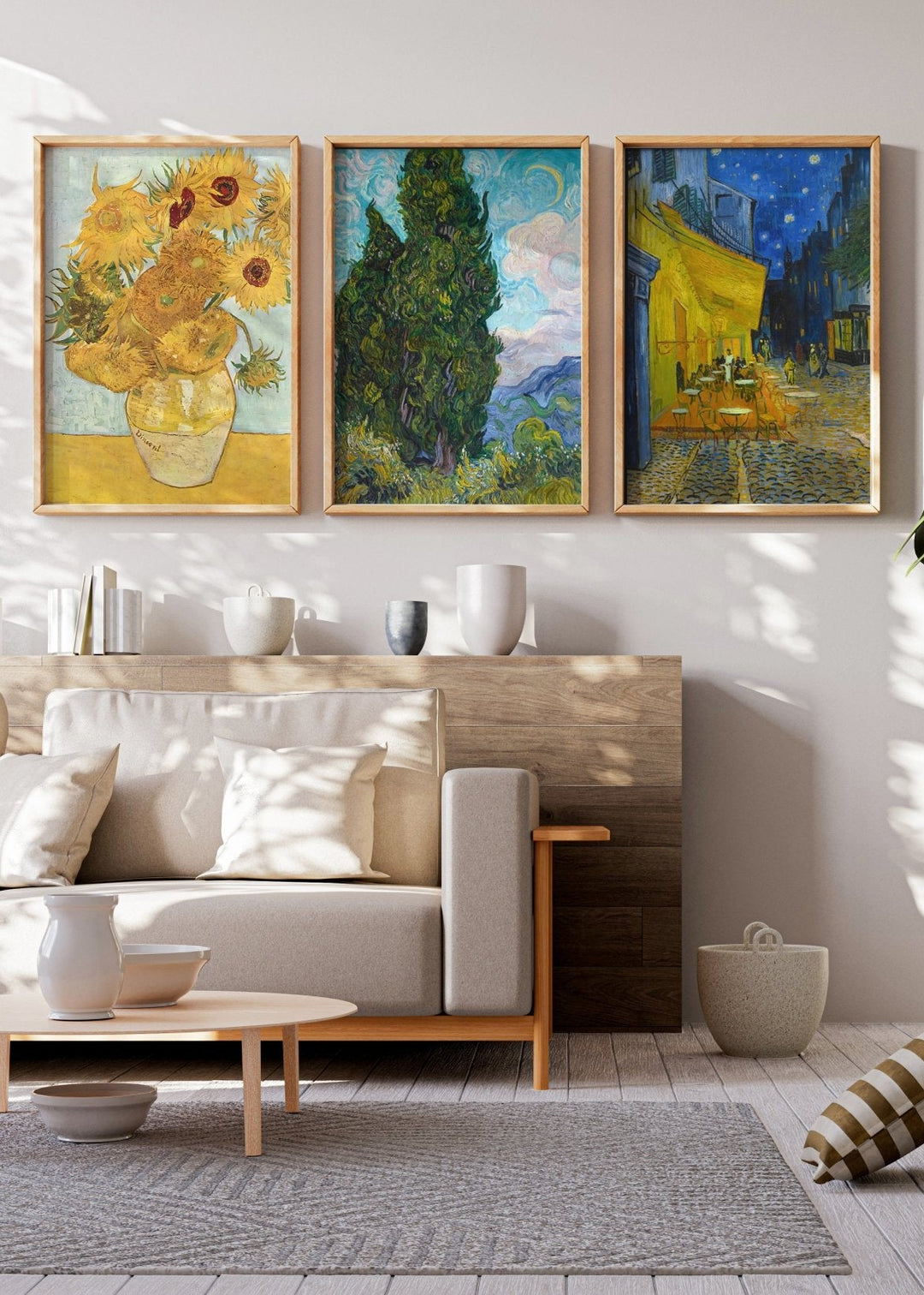 Vincent van Gogh Trio Exhibition Prints wall - art - picture - poster