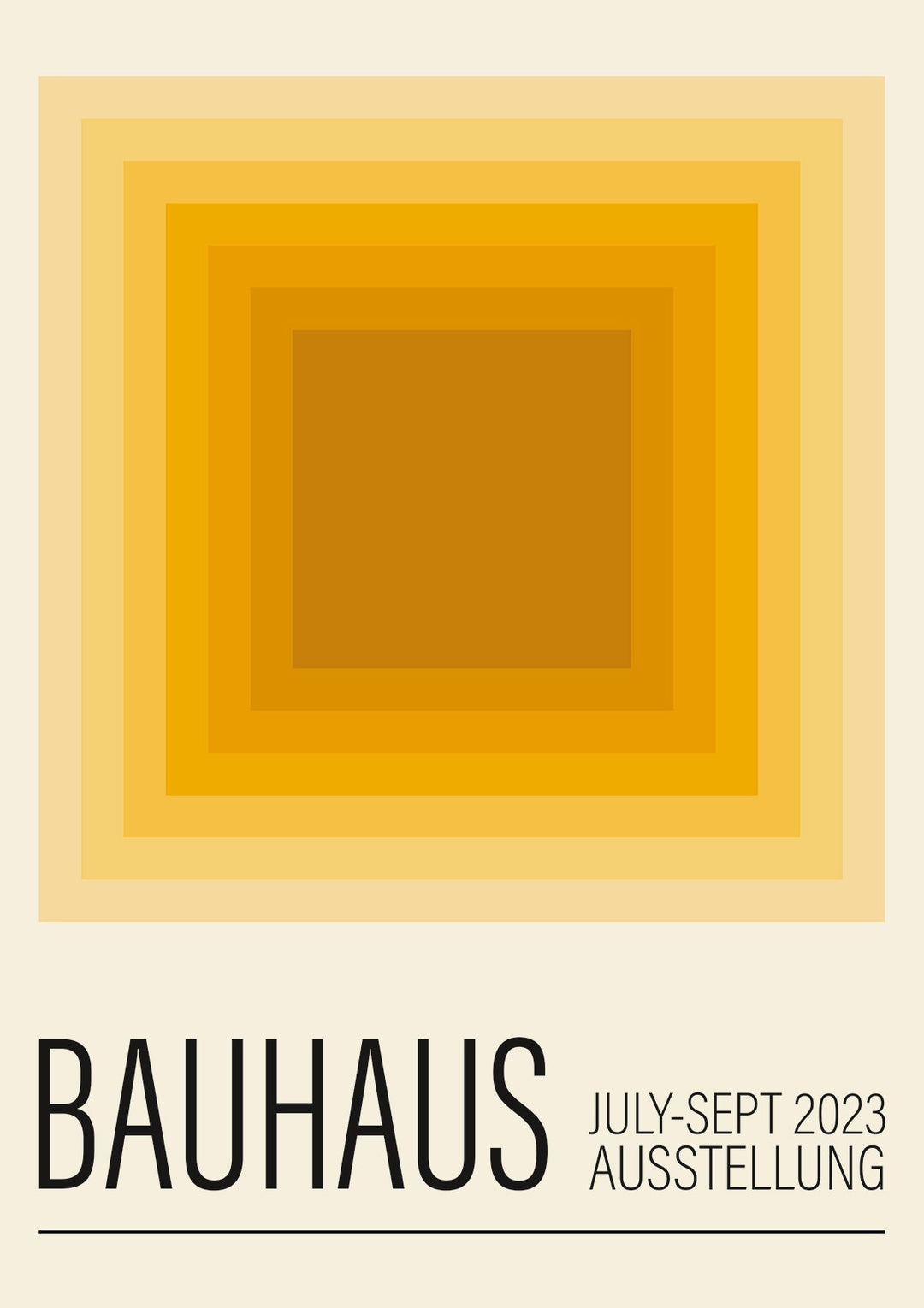 Yellow Haze Bauhaus by Maison Bootsy - Style My Wall,frame